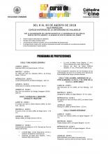 Programa de proyecciones 55 curso 2018