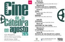 MODIFICACIÓN CARTEL CINE DE LA CÁTEDRA EN AGOSTO 2027